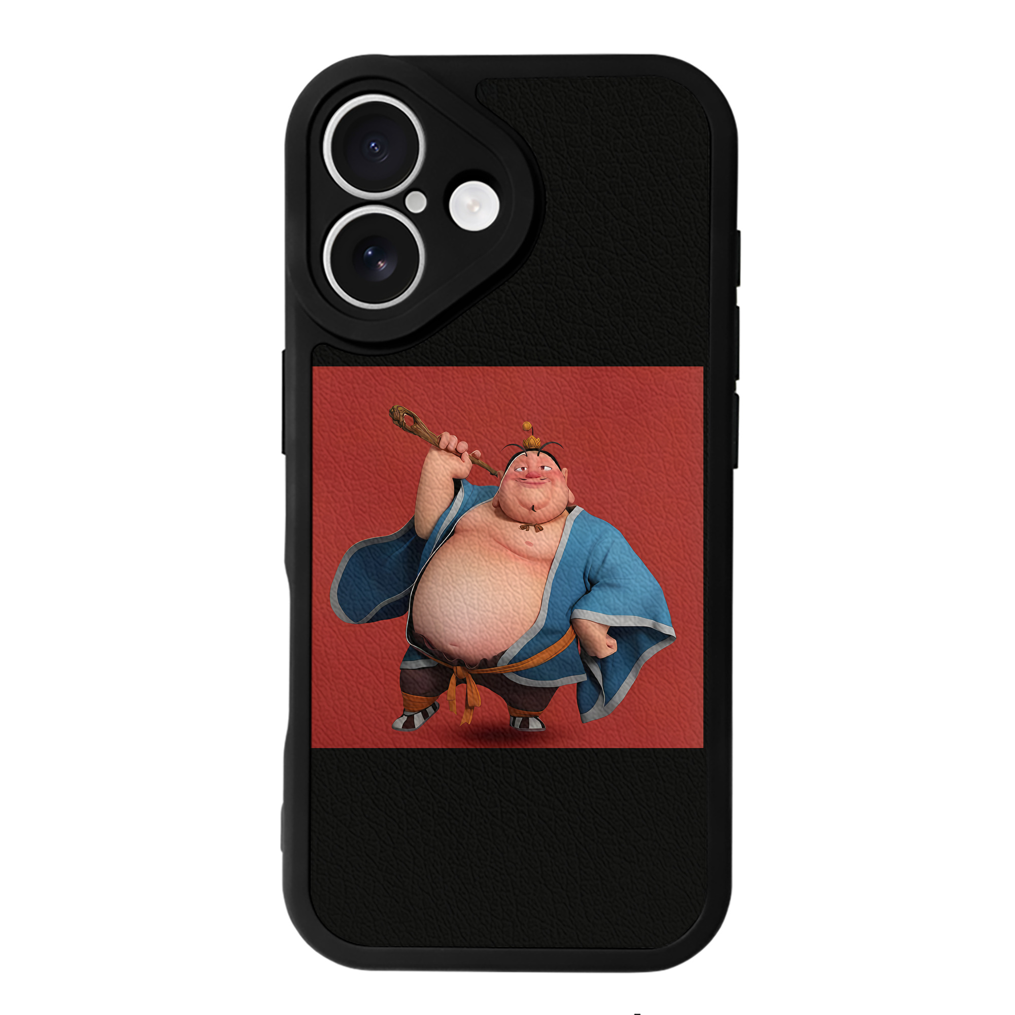 （画像用） Ne Zha 2 ナタ 魔童の大暴れ 【iPhone 16シリーズ対応】シリコンスマホケース（レザー調） 材質：シリコン
